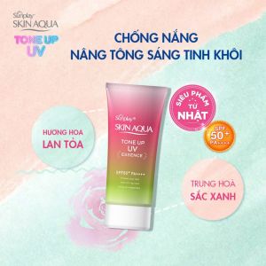 KEM CHỐNG NẮNG SKIN AQUA TONE UP UV 80G. NHẬT BẢN [NỘI ĐỊA NHẬT] PHIÊN BẢN MỚI NHẤT