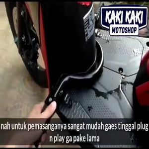PAKET LENGKAP Step Bastep Footstep Pijakan Kaki Depan Matic Honda VARIO 110 TECHNO Tekno Karbu Murah