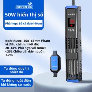 sunsun | Máy Sưởi Bể Cá Tự Động Giữ Nhiệt Chống Nổ