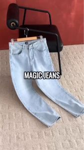 Quần baggy jean nam RETRO BAMI HOME quần dài jean nam ống suông phong cách Hàn Quốc QJ07