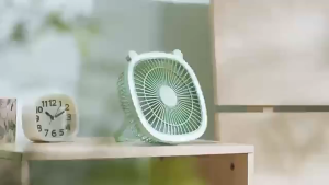 SG【Ready Stock】 Portable Mini Fan with LED USB Rechargeable Table Lamp and Desktop Fan
