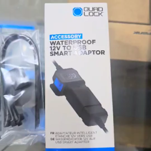 Quad Lock Waterproof 12V To USB Smart Adaptor for Motorcycle