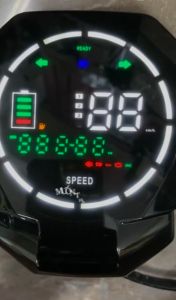 Đồng hồ LỤC GIÁC xe điện đa năng màn hình LCD kỹ thuật số - full chức năng cho mọi xe điện 48v-60v