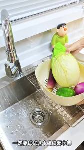 3‑Fold Foldable Sink Drain Rack Stainless Steel Kitchen Over‑Sink Dish Drying Organizer for Vegetables Fruit Sink Storage Holder