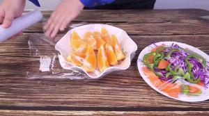 Plastik Wrap Pembungkus Makanan 30cm x 20cm Food Wrapping Roll Food - Plastik Buah Sayur Makanan Food Wrap Clip Roll Plastic Wap Food