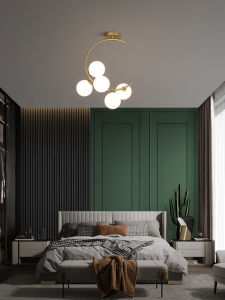 ZHENMEIJU | Luxurious Minimalist Brass Ceiling Light