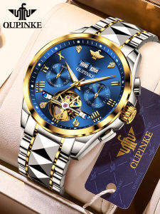 OLEVS | Skeleton Tourbillon Automatic Mens Watch Waterproof
