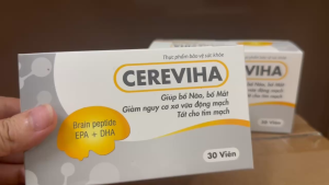 Viên uống Cereviha - Bổ não bổ mắt hỗ trợ giảm cholesterol trong máu (30 viên)