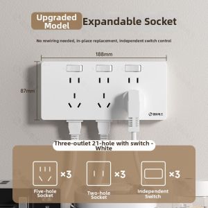 TEP | Expandable 86 Type Plug Power Strip
