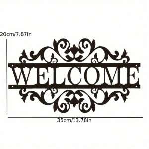 CIFbuy | CIFBUY Vintage Farmhouse Welcome Metal Sign Rustic Front Door Decor