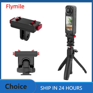 Flymile Magnetic Mount Base for Insta360 X5/Ace Pro 2 Camera Accessories Expansion Bracket Tripod/Selfie Sticks Mount Adapter