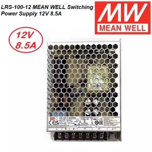MEANWELL LRS-100-12 Switching Power Supply 102W 12V 8.5A MEAN WELL LRS100-12