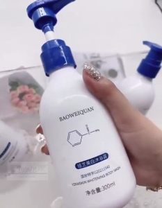 300ML Whitening Body Wash Shower Gel Moisturizing Brightening Skin Care Gentle Foam Long Lasting Fresh Scent Deep Cleansing Hydrating Nourishing Niacinamide Shower Gel Sabun Mandian Wangi Tahan Lama Murah Sabun Mencerah Kulit Pemutih Badan 温和美白滋润保湿洗身沐浴露