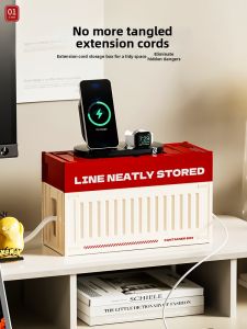 Cable Management Box for Desk Cable Organizer