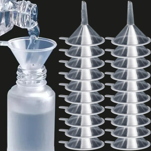 Mini Funnel Filling Empty Bottle Packing Tool for Travel Plastic Mini Small Funnels for Perfume Liquid Essential