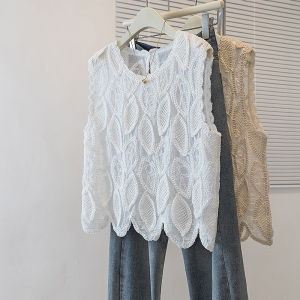 AIYITI | Lace Embroidery Plus Size Vest