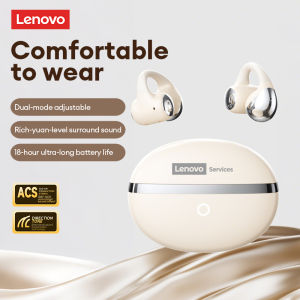 Lenovo | Lenovo RS109 Clip On Bluetooth 6.0 Headphones OWS Wireless Earphones IMAX Deep Bass 360° Surround Sound Open Ear Earbuds HD Call