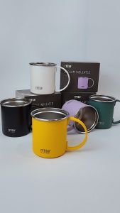 [Final Batch] TYESO TS-8845 473ml Insulated Thermal Coffee Cup Keep Hot And Cold 304 Stainless Steel Business Office Cup Cawan Kopi