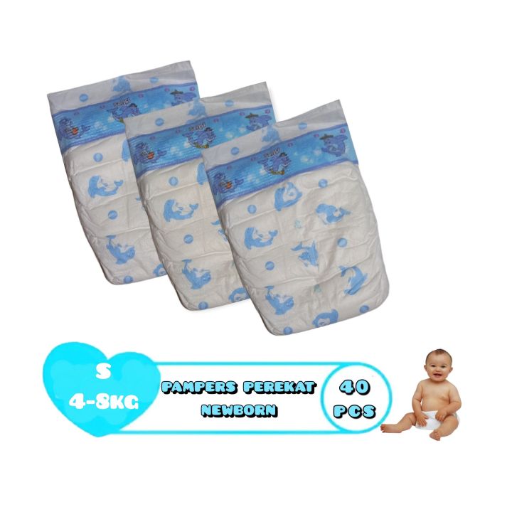 PAMPERS REGULER MURAH UNTUK BAYI BARU LAHIR (NEWBORN) isi 40 pcs