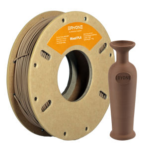 Eryone 250G Wood PLA Premium Filament 3D PrintDeep Light colorwood pla filament250g big sale