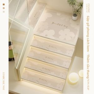 BEIAISI | Thảm Chống Trượt Cầu Thang Thiết Kế Đơn Giản Không Ồn Dán Tự Dính