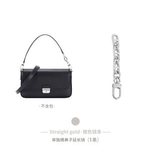 Handmade Workshop French Bread Bag Extended Chain Underarm Bag Shoulder Strap Longened Crossbody Bag Short Chain Accessory