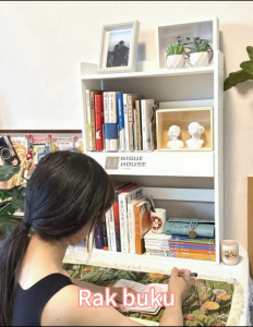 Desktop Rack Desk Organizer Rak Buku Organizer Rack Desk Shelf Simple Student Bookshelf Multilayer Tabletop Rack Book Rack