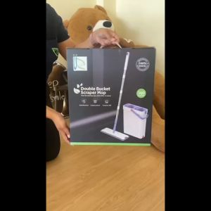 ไม้ถูพื้นแบบรีดน้ำพร้อมถัง รุ่น SCRAPER MOP