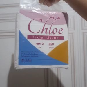 Tissue Wajah 500 gram  Chloe / tisu murah / tissue muka / tissue hemat / harga ekonomis / tissu  lembut / kualitas nice baik untuk make up dan kecantikan
