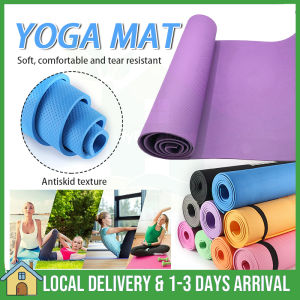 5MM Yoga Mats Thick Soft Non-slip EVA (183*61*5mm) Anti Slip Waterproof Exercise Mat Tikar Senaman Tikar