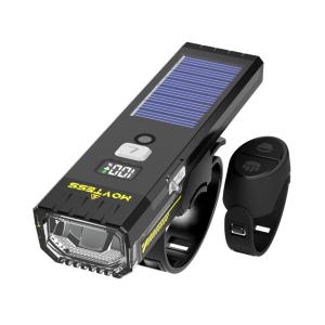 Solar Bicycle Light with Horn Smart Sensing Type-c Rechargeable Power Display MTB Bike Front Lamp Headlight Bike Lantern Bell