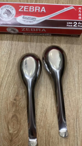 Vĩ 2 thìa/muống inox Ramen ZEBRA-100091