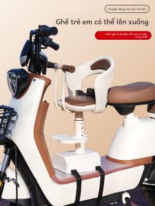 Ghế Ngồi Trẻ Em Cho Xe Điện Gắn Phía Trước Em Bé Pin Ô Tô Xe Máy An Toàn Cho Trẻ Sơ Sinh Phân Cho Yadea Và Aima