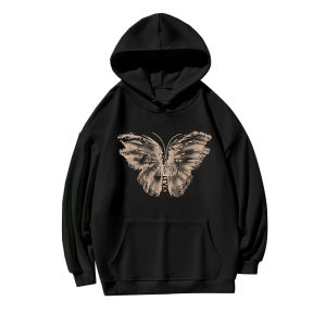 SUSHOUWANGE | Trendy Hooded Sweater Womens Fall Black