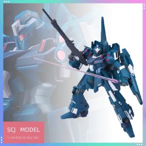 Bandai | Sanchaji Model 1/144 RGZ-95 RGZ-95C Transformable Mobile Suit Assembled Model Kit Collectibles Action Figure Toys Gift Robot Toy