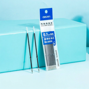 deli | BLUE Click Pen Refills 0.7mm