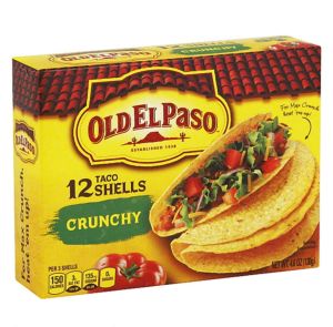 OLD ELPASO TACO SHELLS CRUNCHY 12