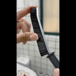 1pc    Tile Gap Brush Long Handle Household Tile Scrubber Stiff Bristles Crevices Cleaner HouseHold Cleaning Tools 长条缝隙刷