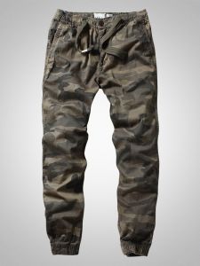 YUANZOU | American Retro Outdoor Fitted Straight Leg Cuffed Trousers