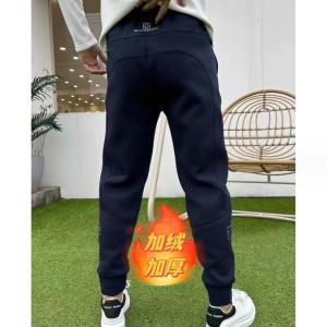 Quần Thể Thao Dày Ấm Áp Thường Ngày Cho Nam Mùa Thu Đông Quần Dài Cotton Dáng Ôm Đa Năng Thời Trang