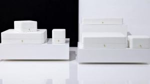 Oirlv Ring Box Jewelry Engagement Wedding Gift Box Jewelry Organizer Case Ring Bracelet Display Pendant Long Chain Jewelry Box