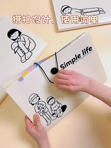 Túi đựng tài liệu tệp A4 chống thấm nước nhiều ngăn kẹp túi hồ sơ tiện lợi dễ thương mới nhất 2025