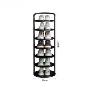 Economic Multi-layer Shoe Rack Simple Modern Metal Construction Home Entryway Storage Organizer Compact Size Dormitory Approved