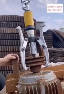 เครื่องดูดลูกปืน หมูเล่ย์ ไฮดรอลิก เหล็กดูดสามขา 5T เซิร์ฟเวอร์ 3 เครื่องวาดกราม