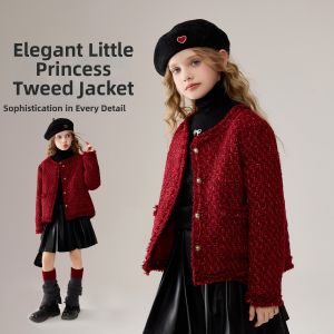 Ask Junior | New Year Winter Blended Style Girls Outerwear