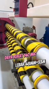 [COD] KSATRIA Tape Pvc Floor Marking / Police Line 33 Meter -Pcs