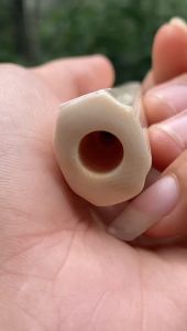 Pipa GG Asli Lokal 10cm Runcang Klasik Bahan Merah Bening