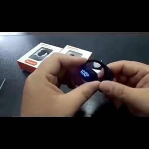 Single ear Earbuds Open Wearable Stereo wireless Bluetooth earphones with mic Digital display