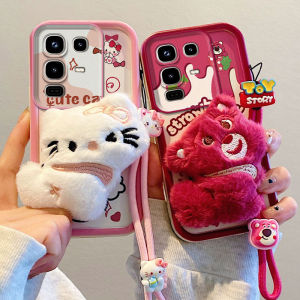 เคสโทรศัพท์ Case Infinix Note 50S 50X Note50 50 Pro+ Plus 5G 4G น่ารักใหม่ Fashio Kitty Hello Kitty Frog ตุ๊กตาผ้ากำมะหยี่สามมิติเคสป้องกันการตกพร้อมสายคล้อง2025