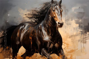 Wild Horse Jigsaw Puzzle 1000Pieces DIY Craft Hobby Relaxing Game Home Decor Gift